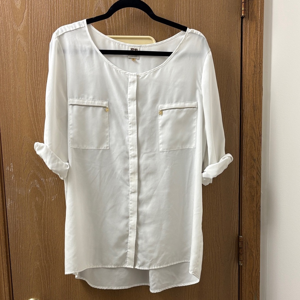 Anne Klein White Dress Shirt